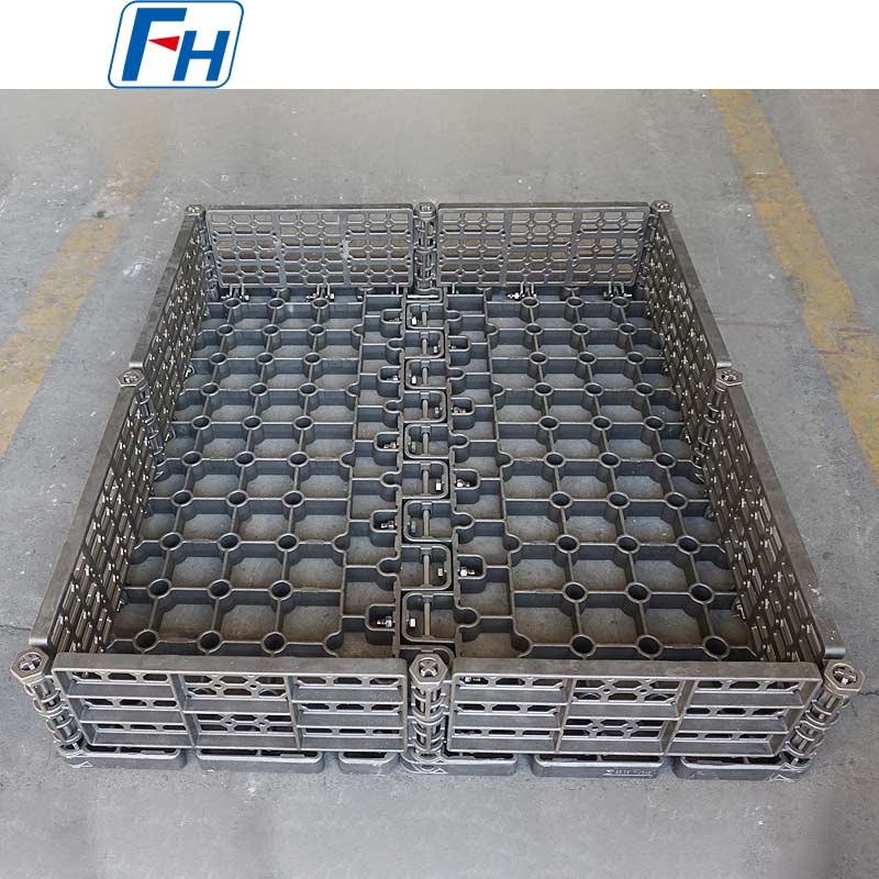 Basket Muirearú Cóireála Teasa Ola-fhuaraithe FH® le haghaidh Foirnéise Teallaigh Roller